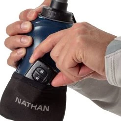 Nathan Water Bottles Quick Squeeze Lite 18oz Bottle -GSI Outdoor Shop BLAMARBLU D4 1