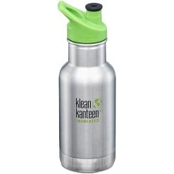 Klean Kanteen Water Bottles Sport Cap 3.0 Insulated Classic 12oz Bottle Kids' -GSI Outdoor Shop BRUSTA