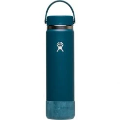 GSI Outdoor Shop 7 Hydro Flask Water Bottles 24oz Wide Mouth Ebb & Flow Water Bottle + Flex Cap And Boot