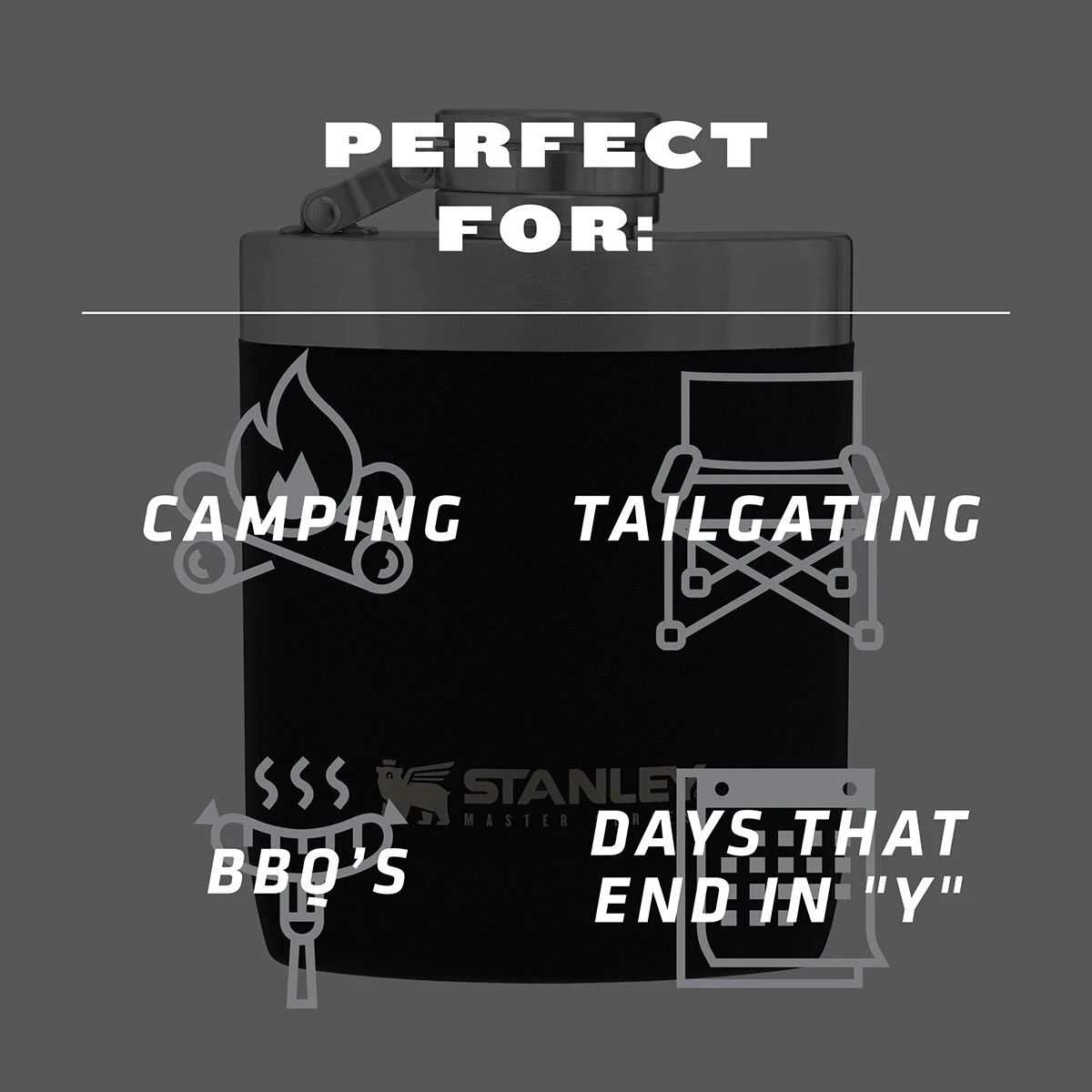 Stanley Water Bottles Master Unbreakable 8oz Hip Flask 4 Stanley Water Bottles Master Unbreakable 8oz Hip Flask - Image 4