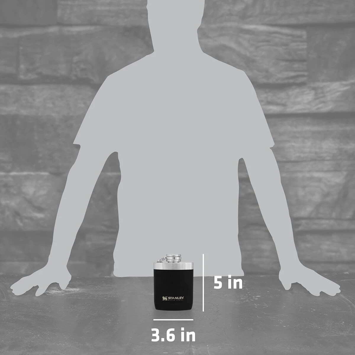 Stanley Water Bottles Master Unbreakable 8oz Hip Flask 3 Stanley Water Bottles Master Unbreakable 8oz Hip Flask - Image 3