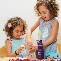 Klean Kanteen Water Bottles Sport Cap 3.0 Classic 12oz Bottle Kids' -GSI Outdoor Shop GRAJEL D1