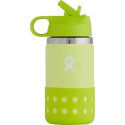 Hydro Flask Water Bottles 12oz Wide Mouth Flex Straw & Boot Kids' -GSI Outdoor Shop HON