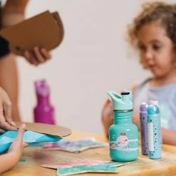 Klean Kanteen Water Bottles Sport Cap 3.0 Classic 12oz Bottle Kids' -GSI Outdoor Shop JEL D1