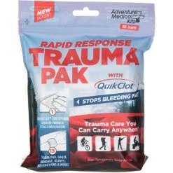 Adventure Ready Brands First Aid QuikClot Rapid Response Trauma Pak First Aid Kit