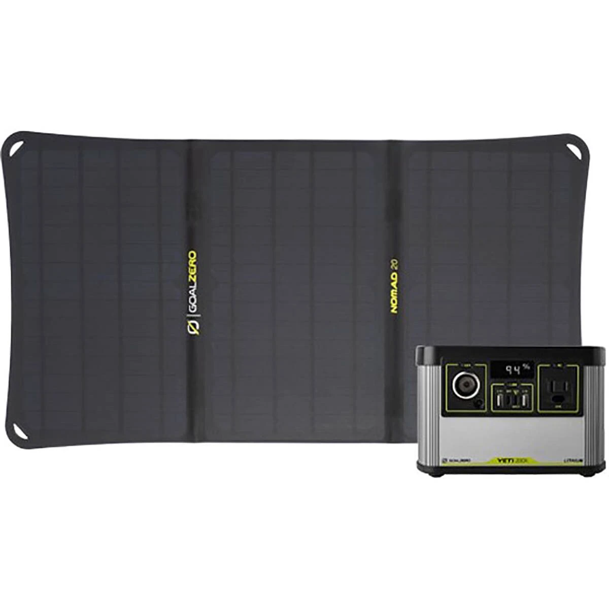Goal Zero Batteries & Solar Power Yeti 200X + Nomad 20 Solar Kit 1 Goal Zero Batteries & Solar Power Yeti 200X + Nomad 20 Solar Kit