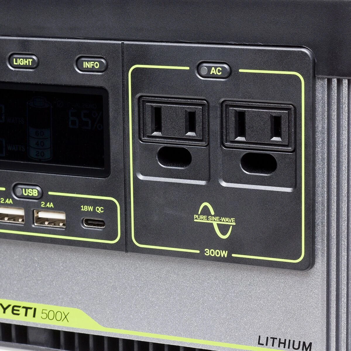 Goal Zero Batteries & Solar Power Yeti 500X Portable Power Station 3 Goal Zero Batteries & Solar Power Yeti 500X Portable Power Station - Image 3