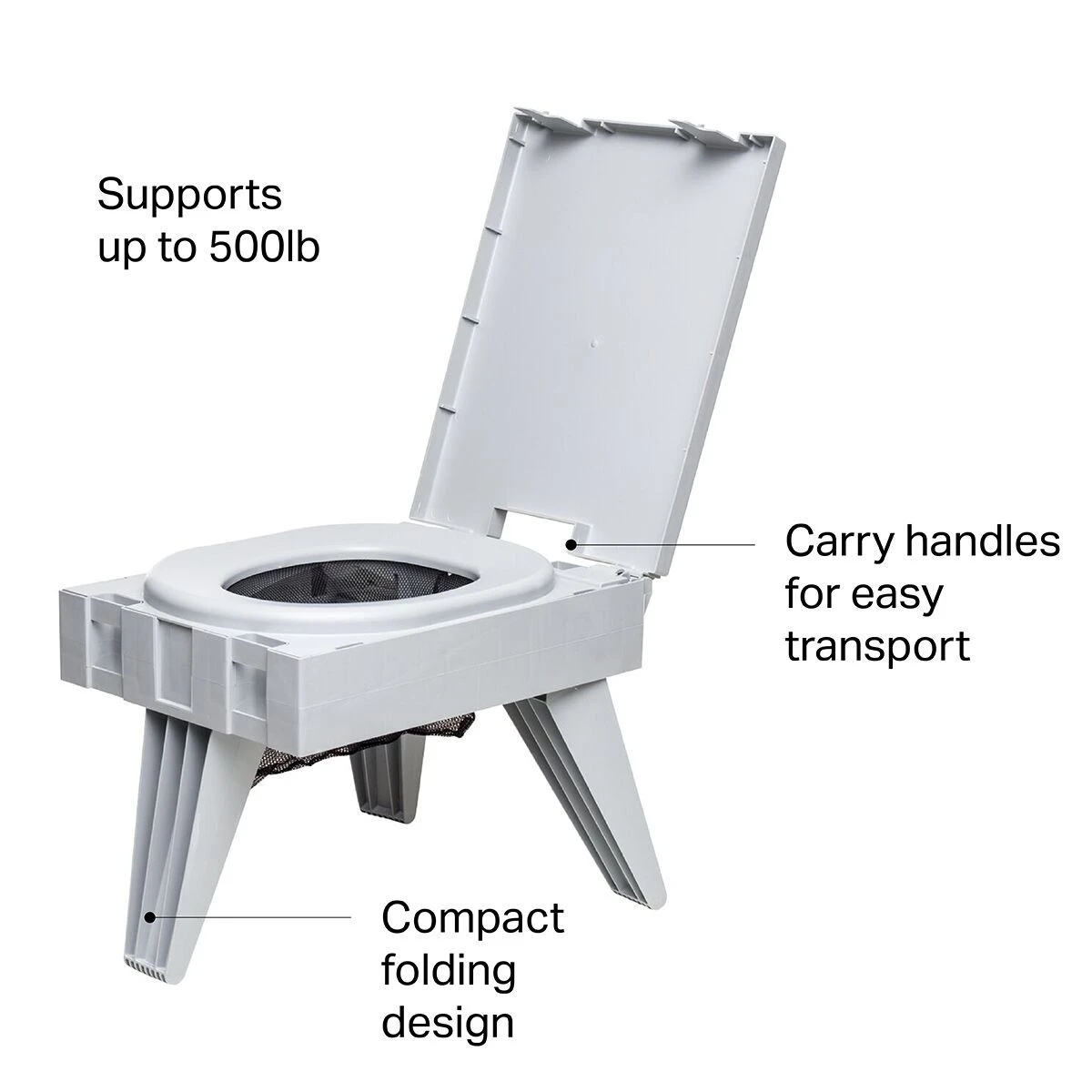 Cleanwaste Outhouses Portable Toilet + Waste Kit 2 Cleanwaste Outhouses Portable Toilet + Waste Kit - Image 2