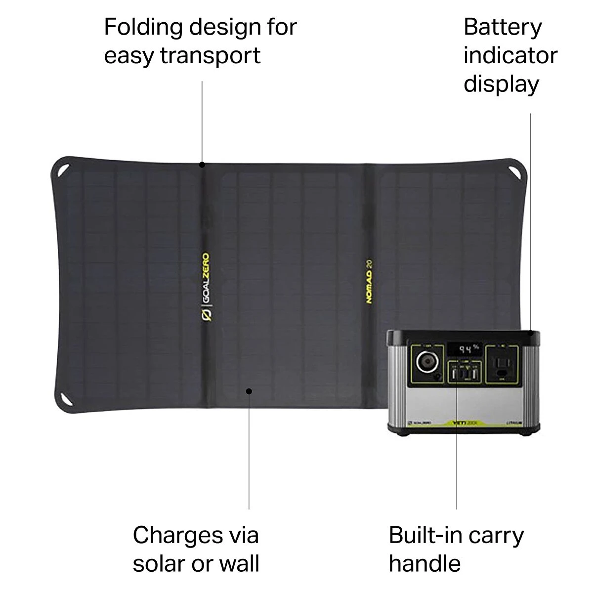 Goal Zero Batteries & Solar Power Yeti 200X + Nomad 20 Solar Kit 2 Goal Zero Batteries & Solar Power Yeti 200X + Nomad 20 Solar Kit - Image 2