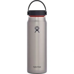 Hydro Flask Water Bottles 32oz Wide Mouth Trail Lightweight Flex Cap Water Bottle